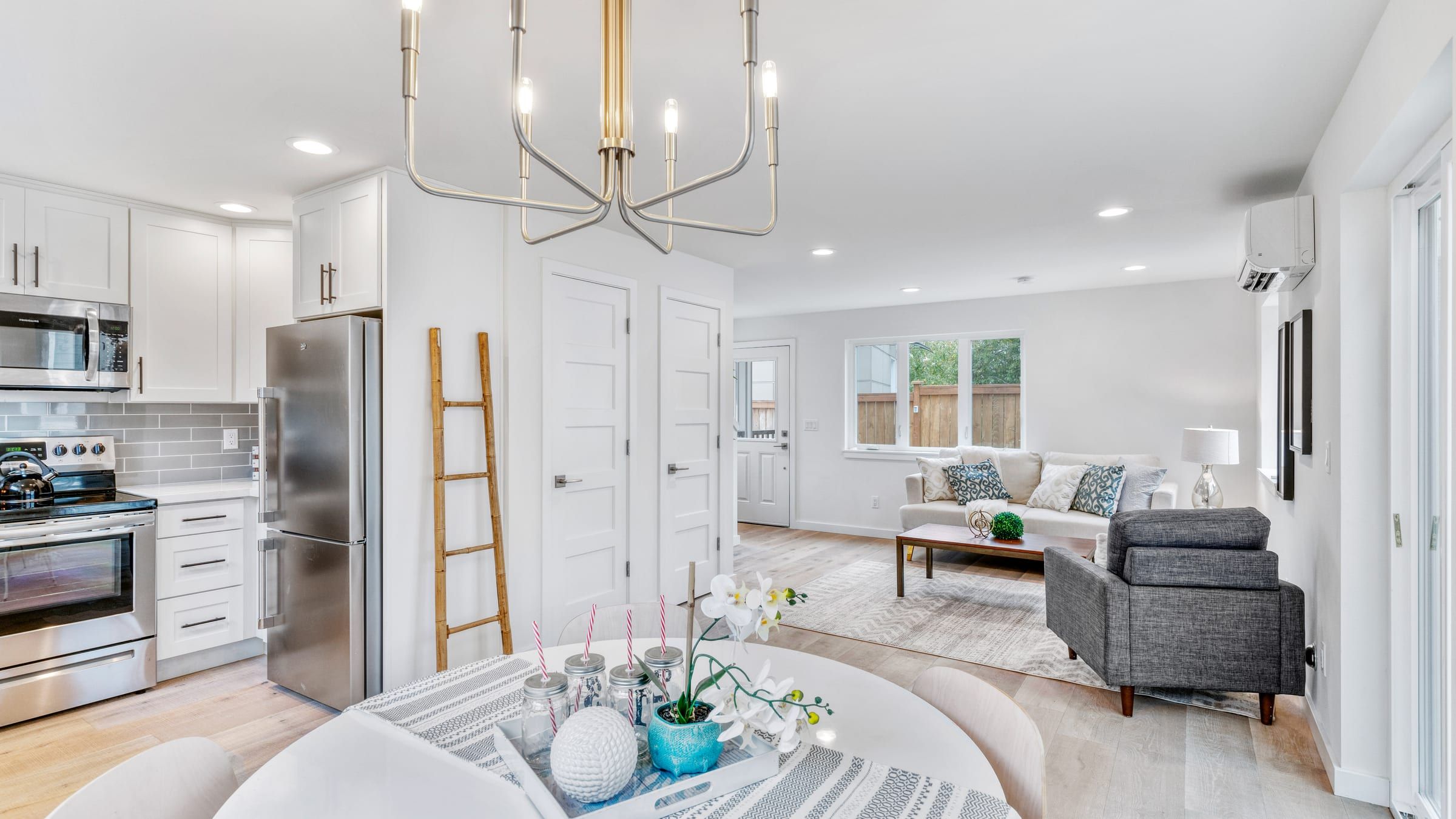 Before-and-after of a home prepared for sale